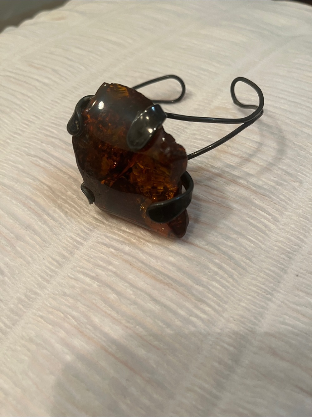 Amber Statement Cuff Bracelet